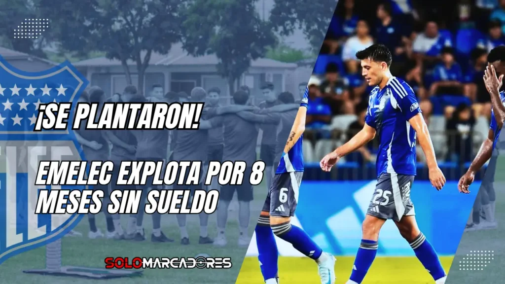 Emelec - El plantel se planta por sueldos atrasados y exige respeto