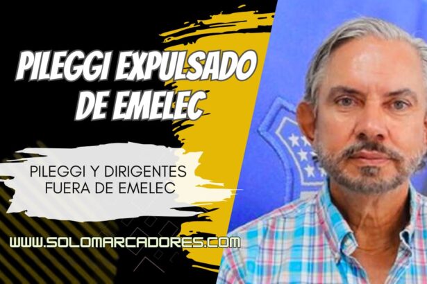 Emelec en crisis: ex presidente José Pileggi expulsado como socio y deuda millonaria en el club 1 Emelec en crisis: ex presidente José Pileggi expulsado como socio y deuda millonaria en el club