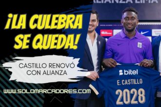 Eryc Castillo asegura su futuro en Perú: renovó con Alianza Lima hasta 2028