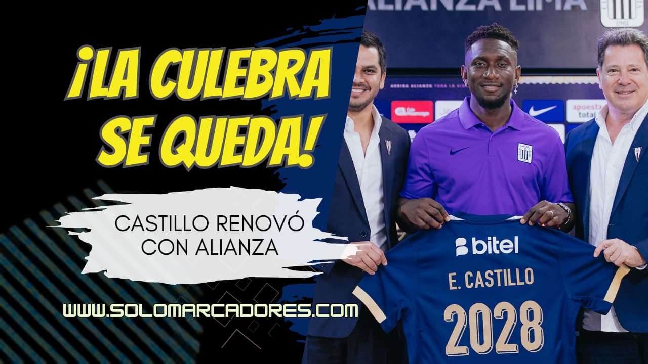 Eryc Castillo asegura su futuro en Perú: renovó con Alianza Lima hasta 2028