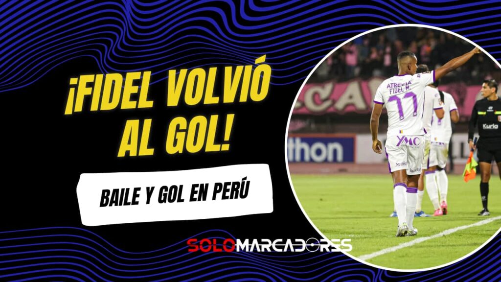 Fidel Martínez marcó su primer gol en Perú y lo celebró con baile incluido