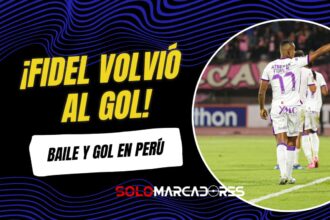 Fidel Martínez marcó su primer gol en Perú y lo celebró con baile incluido