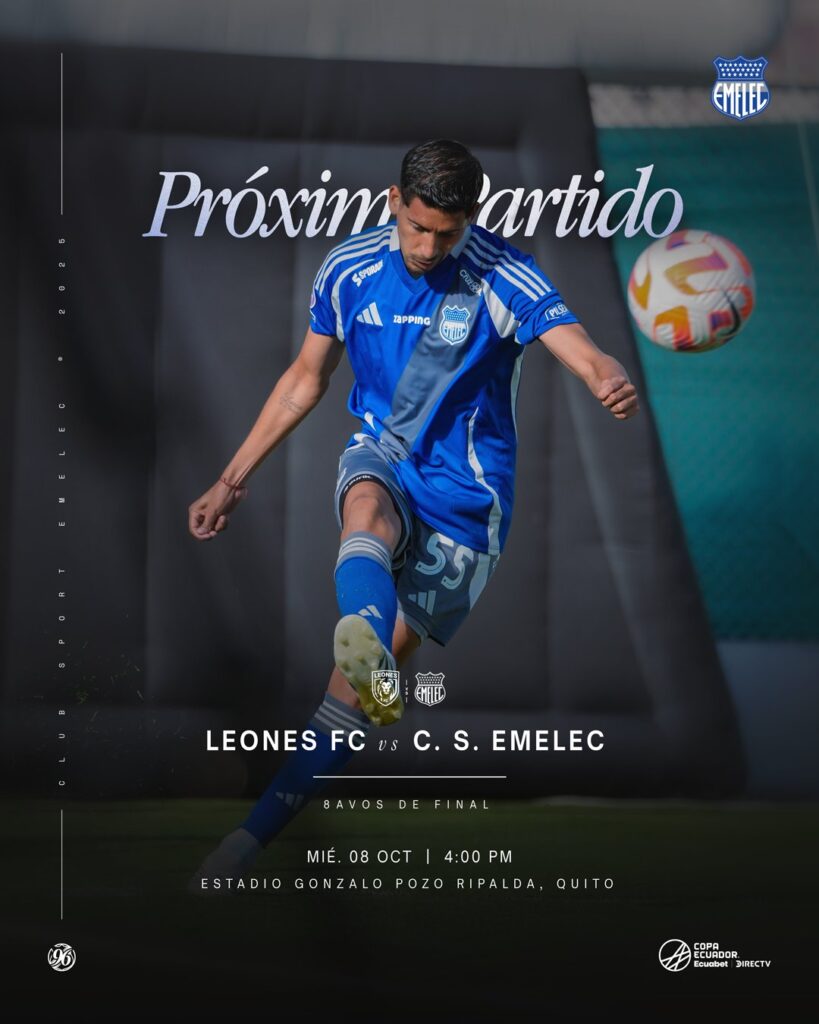 Leones FC vs. Emelec en Quito por la Copa Ecuador