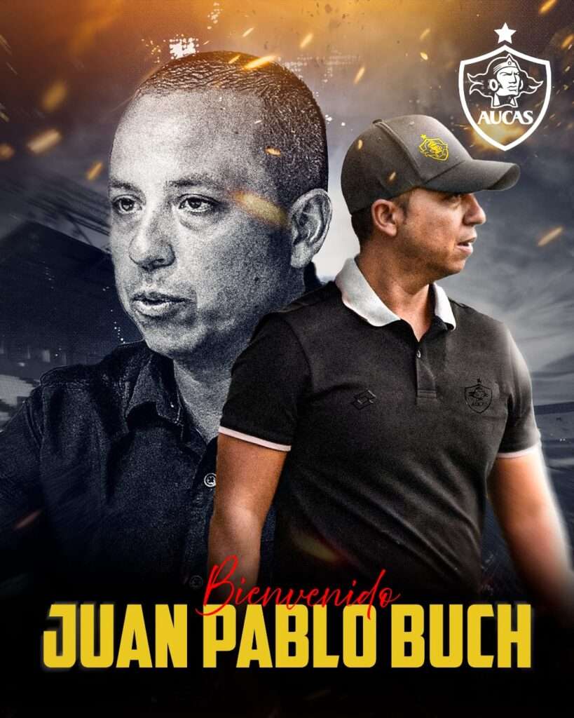 ¡OFICIAL! Juan Pablo Buch es el nuevo director técnico de Aucas 23 ¡OFICIAL! Juan Pablo Buch es el nuevo director técnico de Aucas