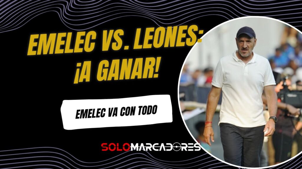Guillermo Duró: “Copa Ecuador se juega en serio y Emelec va con lo mejor”