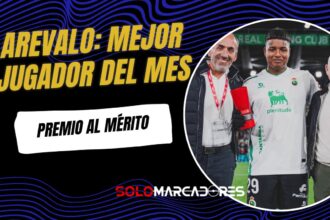 Jeremy Arévalo recibió el premio al Mejor Jugador del Mes en España