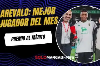 Jeremy Arévalo recibió el premio al Mejor Jugador del Mes en España
