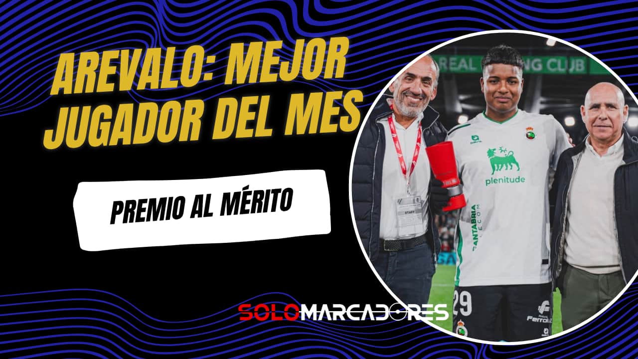 Jeremy Arévalo recibió el premio al Mejor Jugador del Mes en España