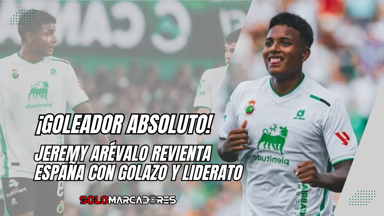 Jeremy Arévalo se luce en España y lidera la tabla de goleadores de LaLiga Hypermotion