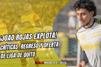 Joao Rojas rompe el silencio