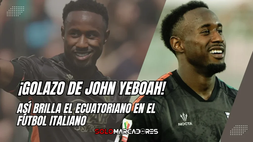 John Yeboah marca otro gol y sigue brillando en la Serie B