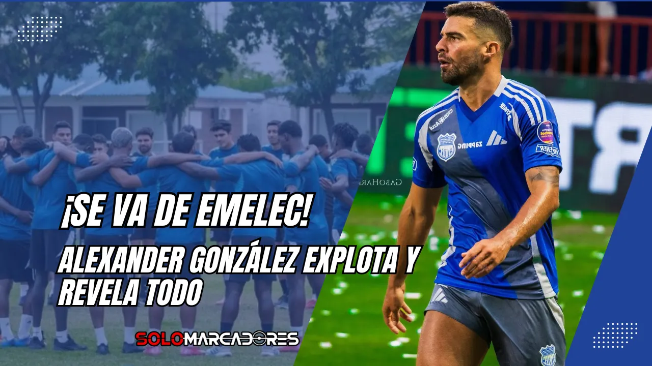 Jugador clave de Emelec rompe el silencio y anuncia su salida inminente