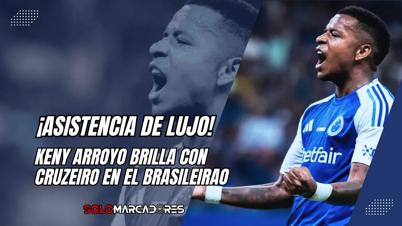 ¡Clase y precisión! Keny Arroyo brilló con una asistencia quirúrgica en la victoria del Cruzeiro 1 Keny Arroyo brilla con Cruzeiro en el Brasileirao