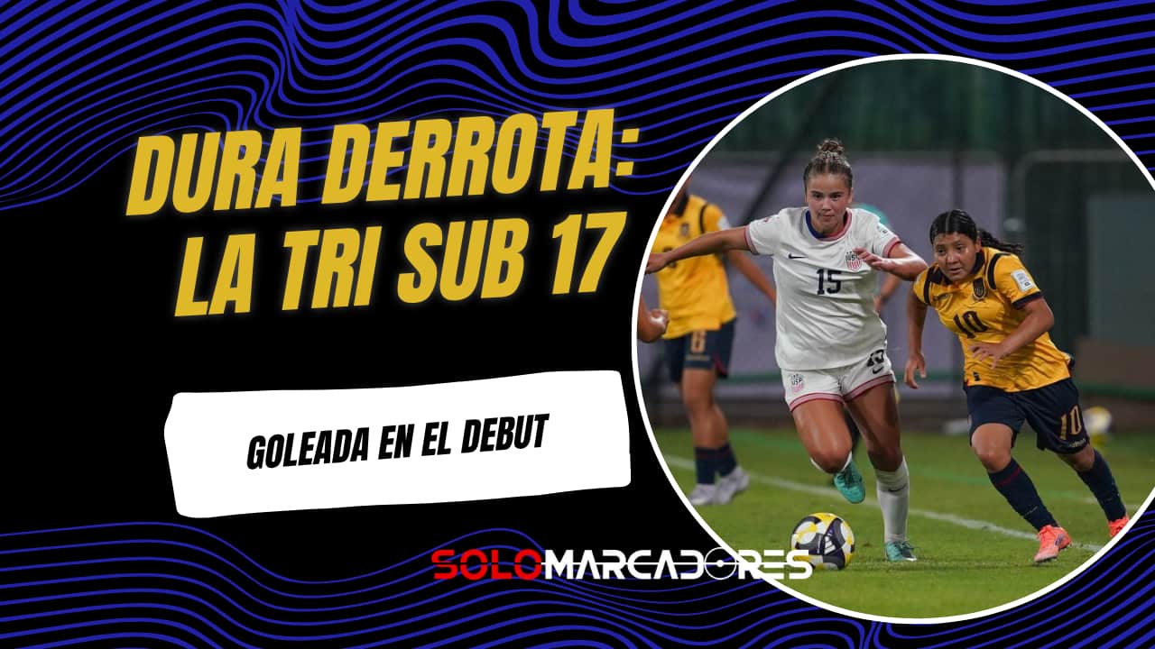 La Selección de Ecuador fue goleada por Estados Unidos en el Mundial Femenino Sub 17