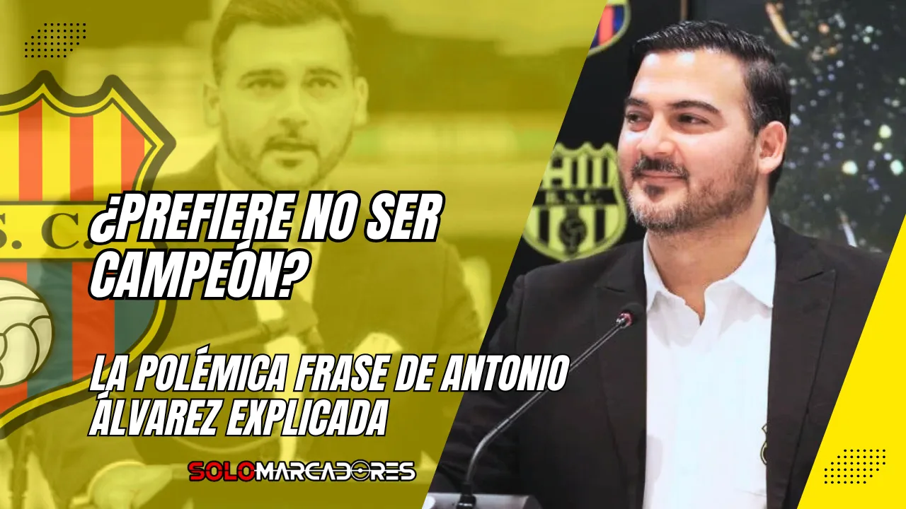 La polémica frase de Antonio Álvarez explicada