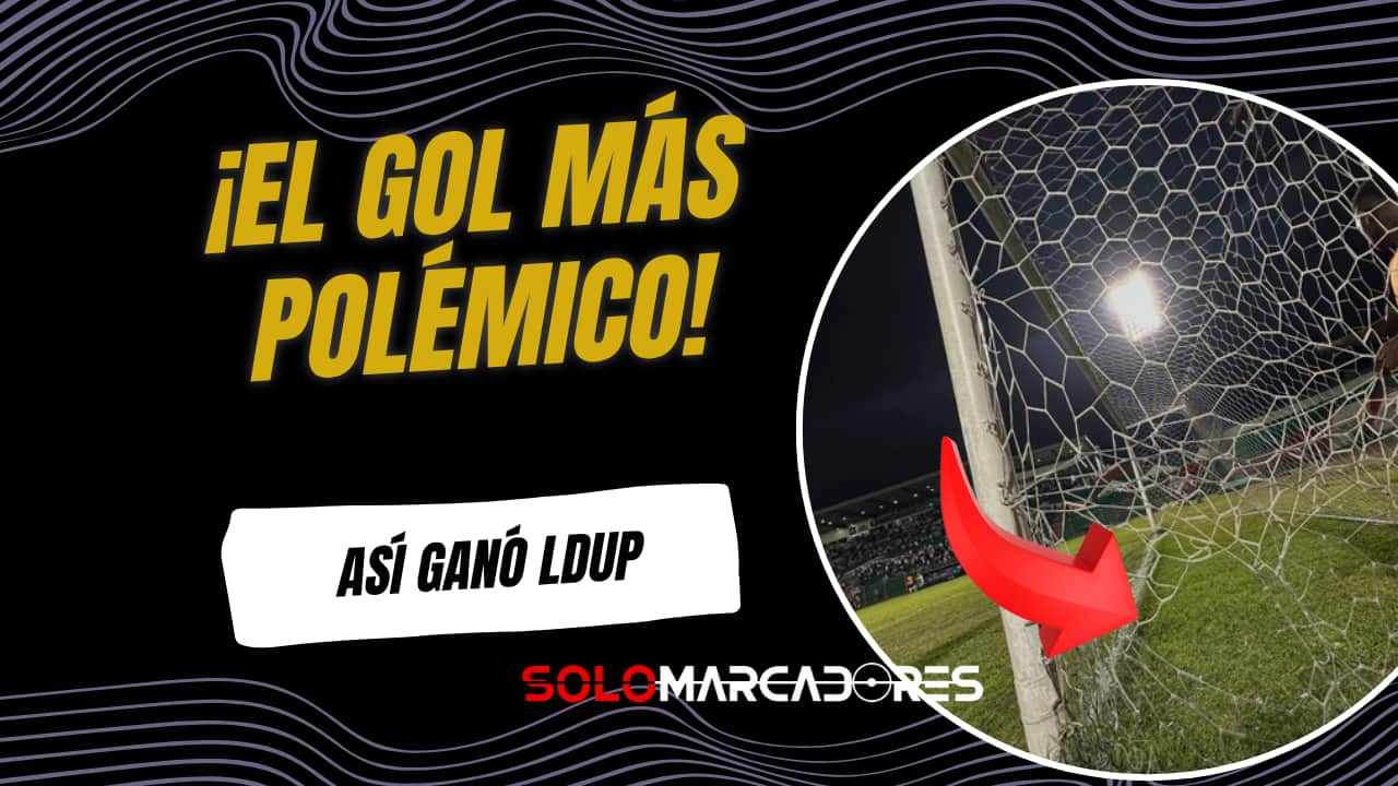 El polémico "gol fantasma" que decidió el partido en Segunda Categoría entre Liga de Portoviejo vs. Búhos