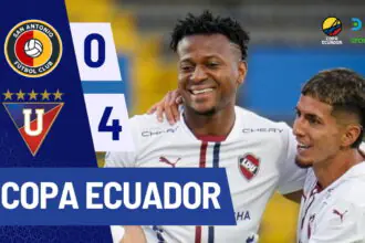 Liga de Quito golea a San Antonio y avanza a cuartos de la Copa Ecuador