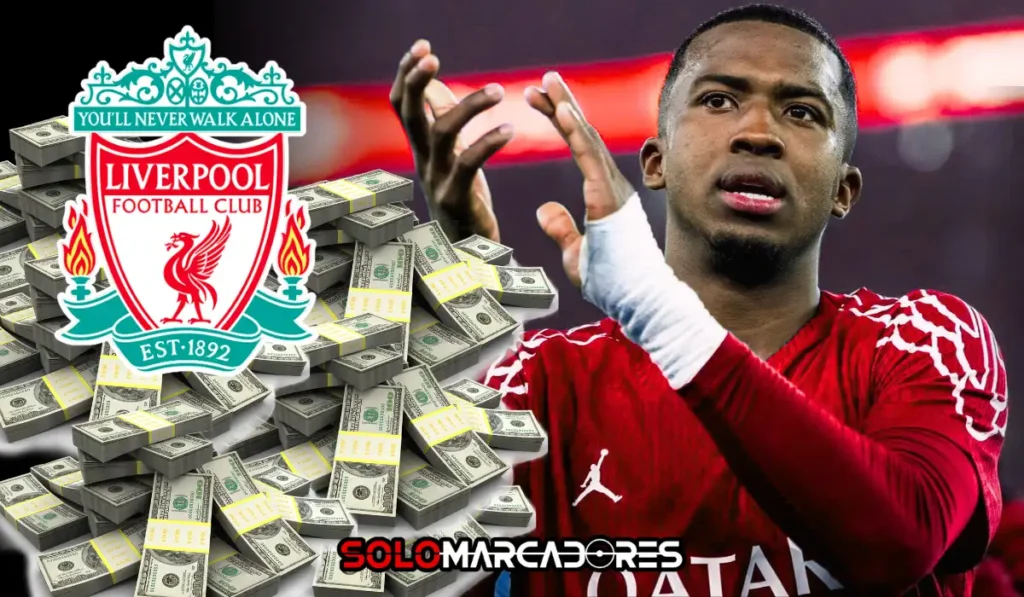 Liverpool quiere romper el mercado con Willian Pacho