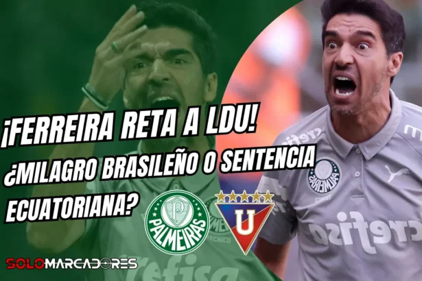 Lo que dijo Abel Ferreira antes de enfrentar a LDU en Brasil