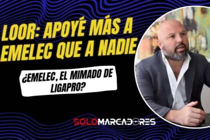 Miguel Ángel Loor: “He apoyado mucho más a Emelec que a cualquier otro club”
