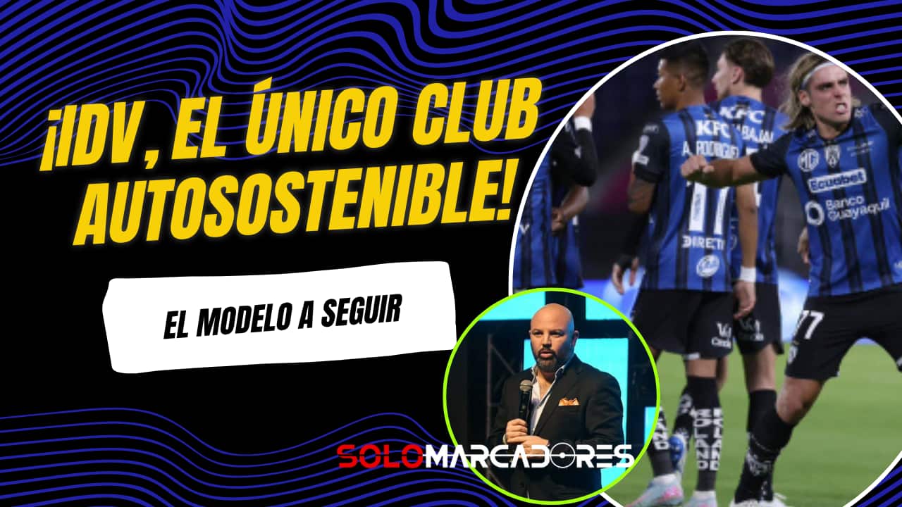Miguel Ángel Loor: “IDV es el único club autosostenible del fútbol ecuatoriano”