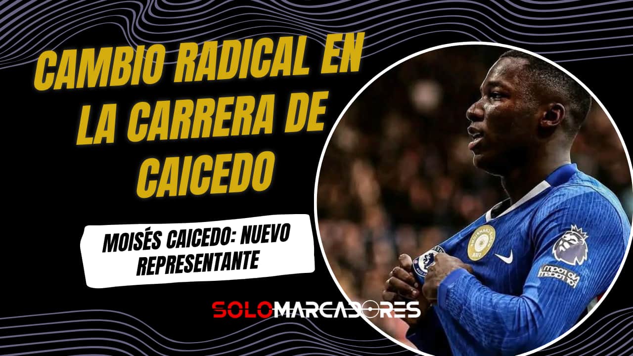 Moisés Caicedo anuncia el fin de su relación con el representante Manuel Sierra