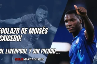 Moisés Caicedo lo volvió a hacer