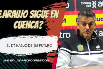 Norberto Araujo habló sobre su futuro en Deportivo Cuenca: ¿renovará para 2026?