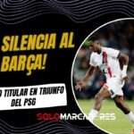 PSG venció al Barcelona con Willian Pacho titular en Champions League