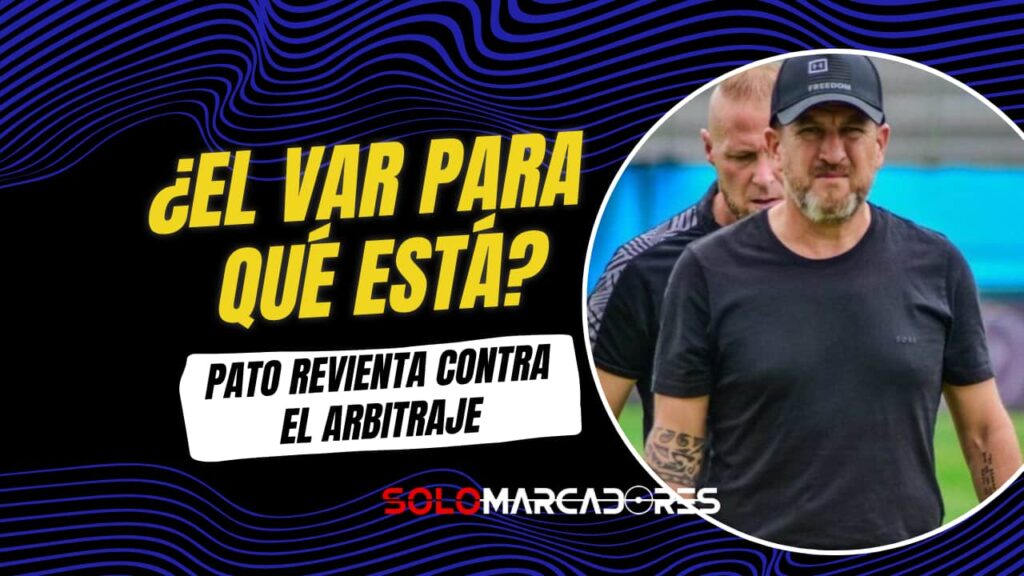 Patricio Urrutia arremete contra el arbitraje y el VAR tras el Delfín vs El Nacional