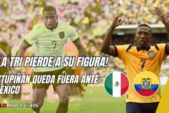 Pervis Estupiñán se baja del duelo ante México