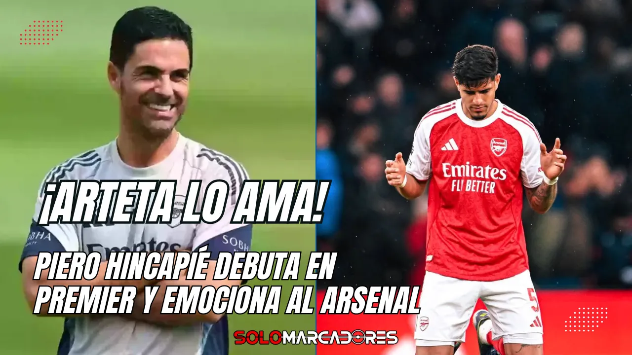 Piero Hincapié se gana los elogios de Arteta