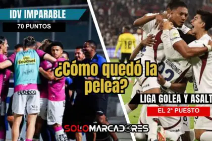 Primer Hexagonal LigaPro: IDV Imparable y Liga de Quito Manda en la Pelea así queda la tabla
