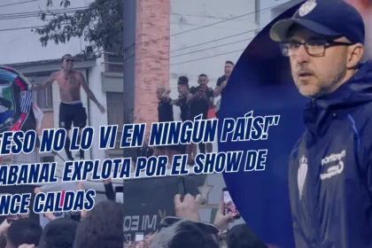 Rabanal explota por el show de Once Caldas