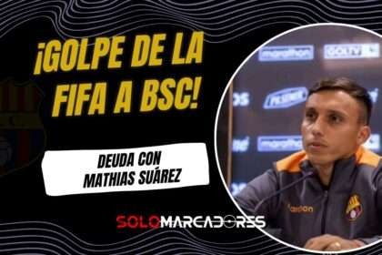 ¡Revés para Barcelona SC! FIFA falla a favor de Mathias Suárez por deuda salarial