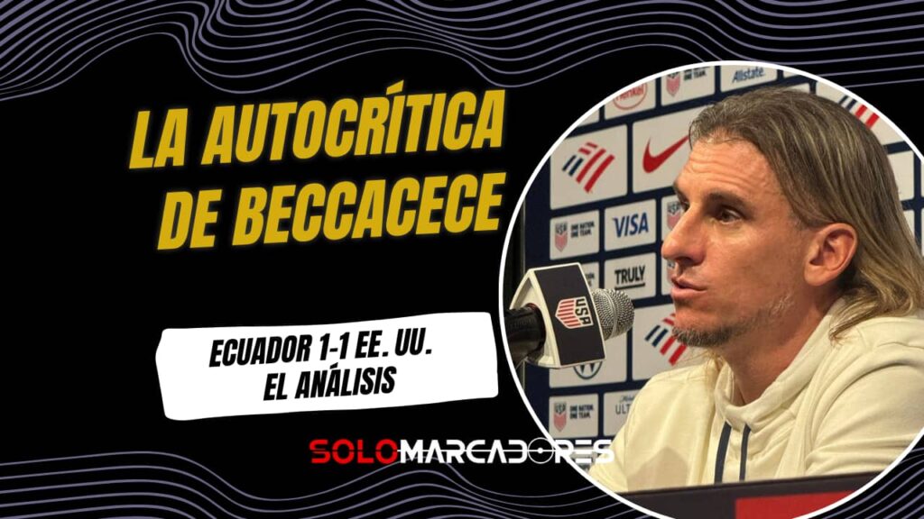 Sebastián Beccacece Analiza el Empate de Ecuador: "Nos Faltó Ser Protagonistas"