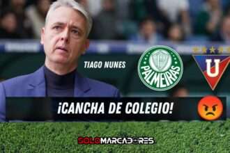 Tiago Nunes arremete contra el Palmeiras y su "cancha de colegio"