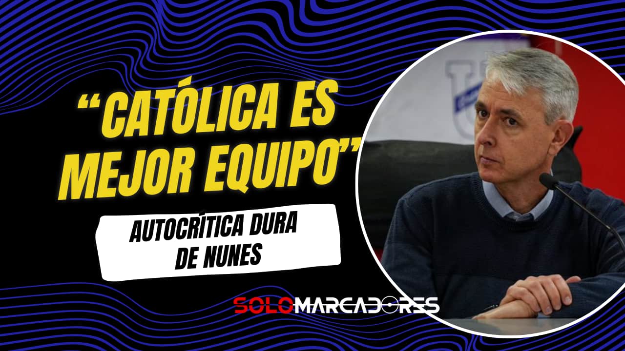 Tiago Nunes y su dura autocrítica tras el empate de Liga ante Universidad Católica