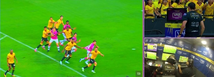 El error de Barcelona SC que terminó en gol de Michael Hoyos