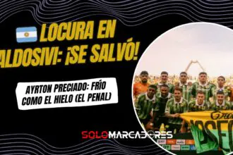 Ayrton Preciado asegura la permanencia en Primera de Aldosivi