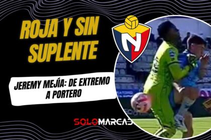 Caos total en El Nacional: Jordan Congo expulsado y sin arquero suplente