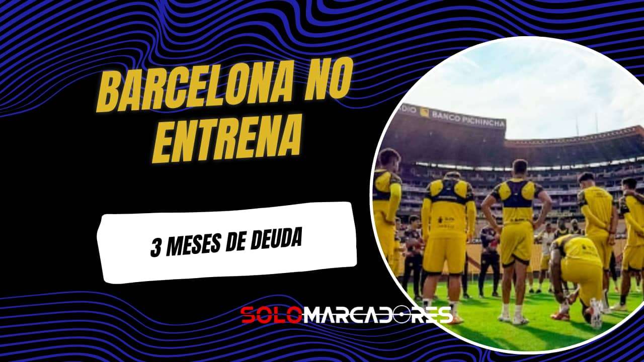 Crisis en Barcelona: Jugadores no Entrenan por Falta de Pago antes del Duelo Clave contra Liga de Quito