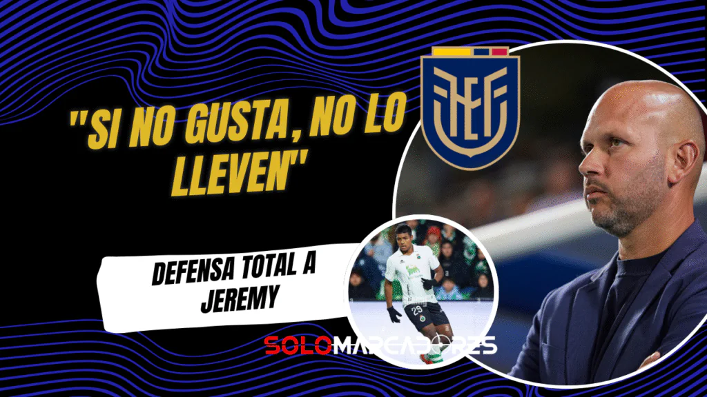 DT del Racing responde a Beccacece por el peso de Jeremy Arévalo: "Si no les gusta, no lo lleven"