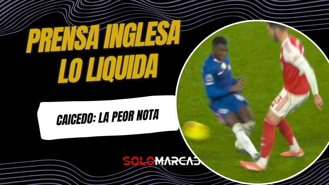 Duro golpe para Moisés Caicedo: La prensa inglesa no perdona
