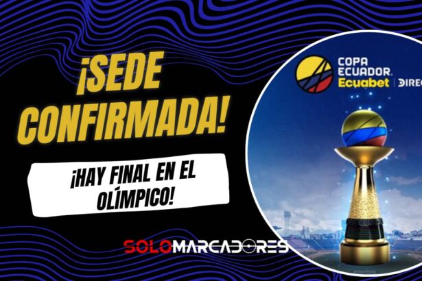 El Atahualpa será la sede de la gran final de la Copa Ecuador 2025