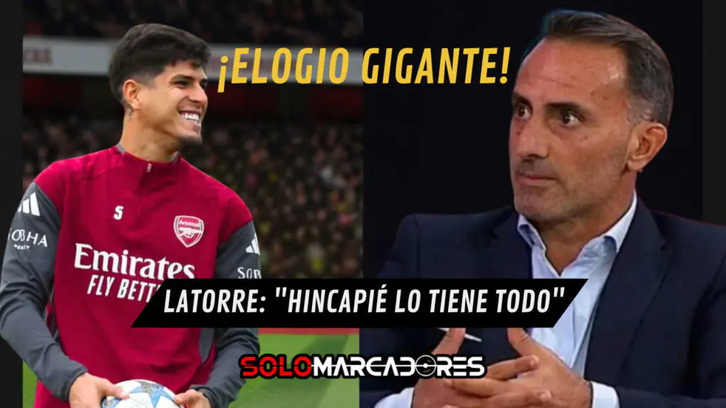 El Elogio Gigante de Diego Latorre a Piero Hincapié en el Arsenal