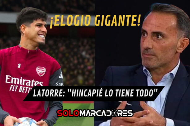El Elogio Gigante de Diego Latorre a Piero Hincapié en el Arsenal