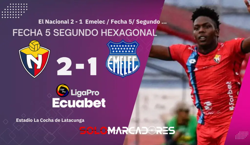 El Nacional Remonta y Vence a Emelec en Vibrante Duelo de LigaPro