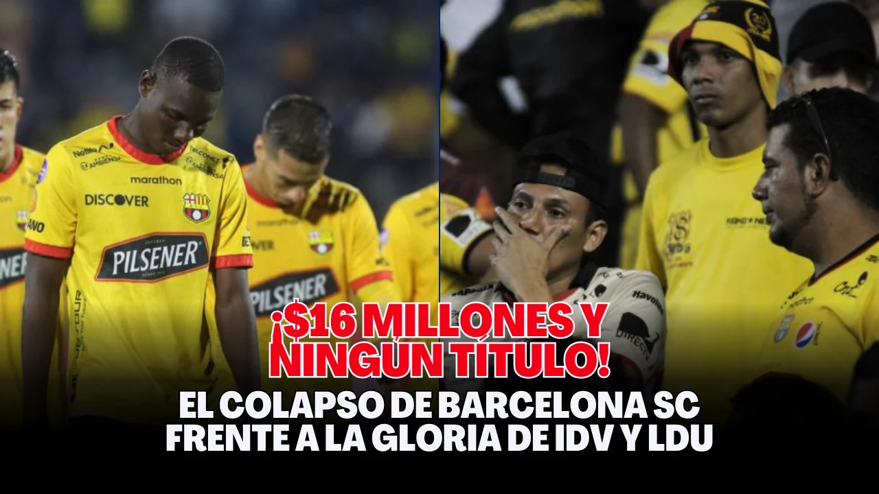 El contraste entre LDU y Barcelona SC que aún duele