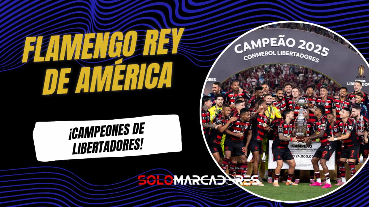 ¡Flamengo venció a Palmeiras y se consagró campeón de la Copa Libertadores!